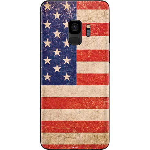 Distressed American Flag Galaxy S9 Skin